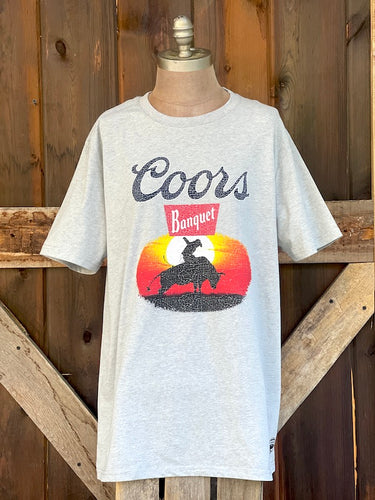 Coors Banquet Beer Graphic Tee NEW COLOR!- Lunar Rock